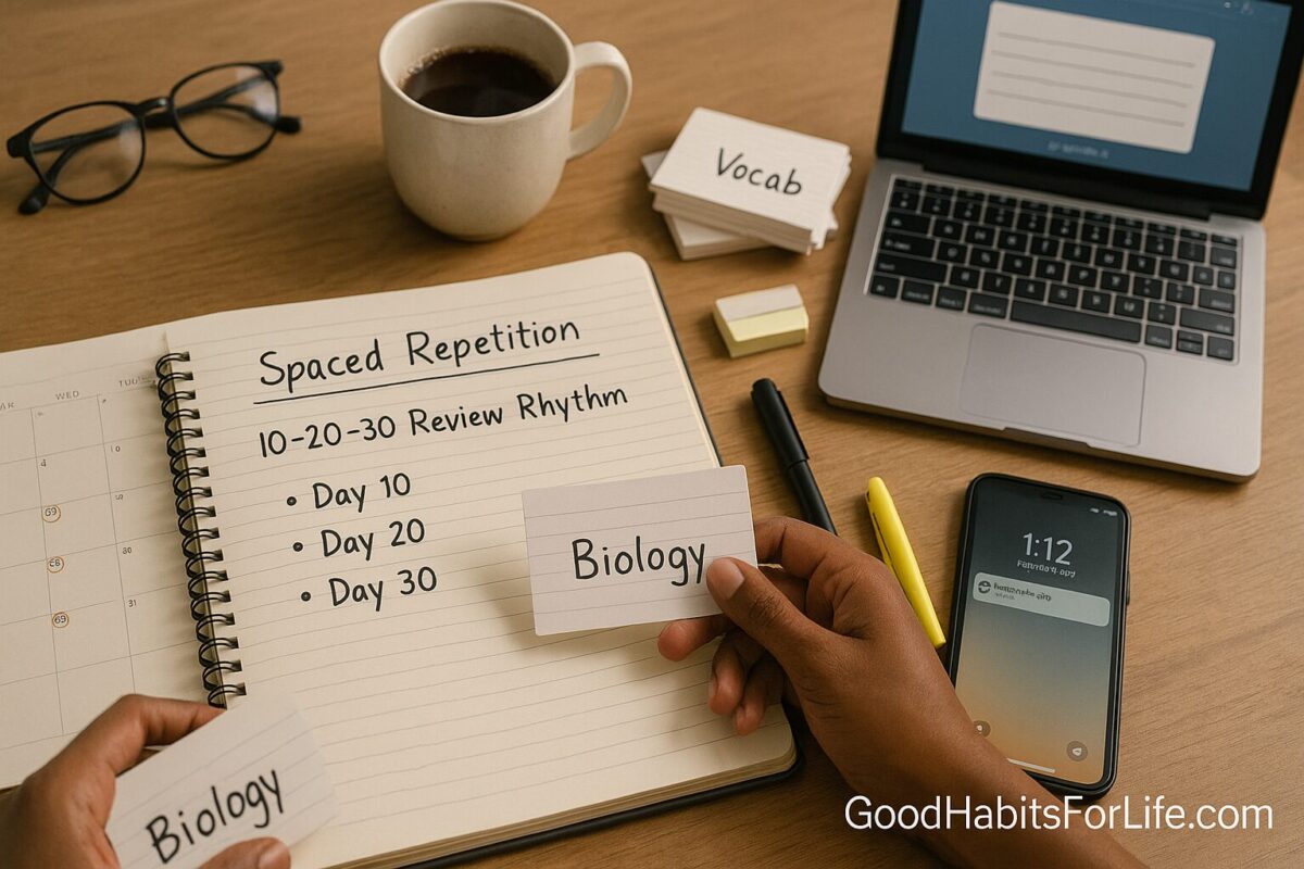 Spaced Repetition 2025: A 10-20-30 Review Rhythm