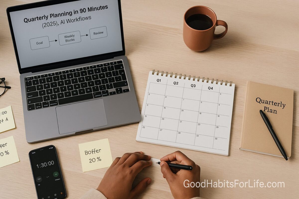 Quarterly Planning in 90 Minutes: AI workflows (2025)