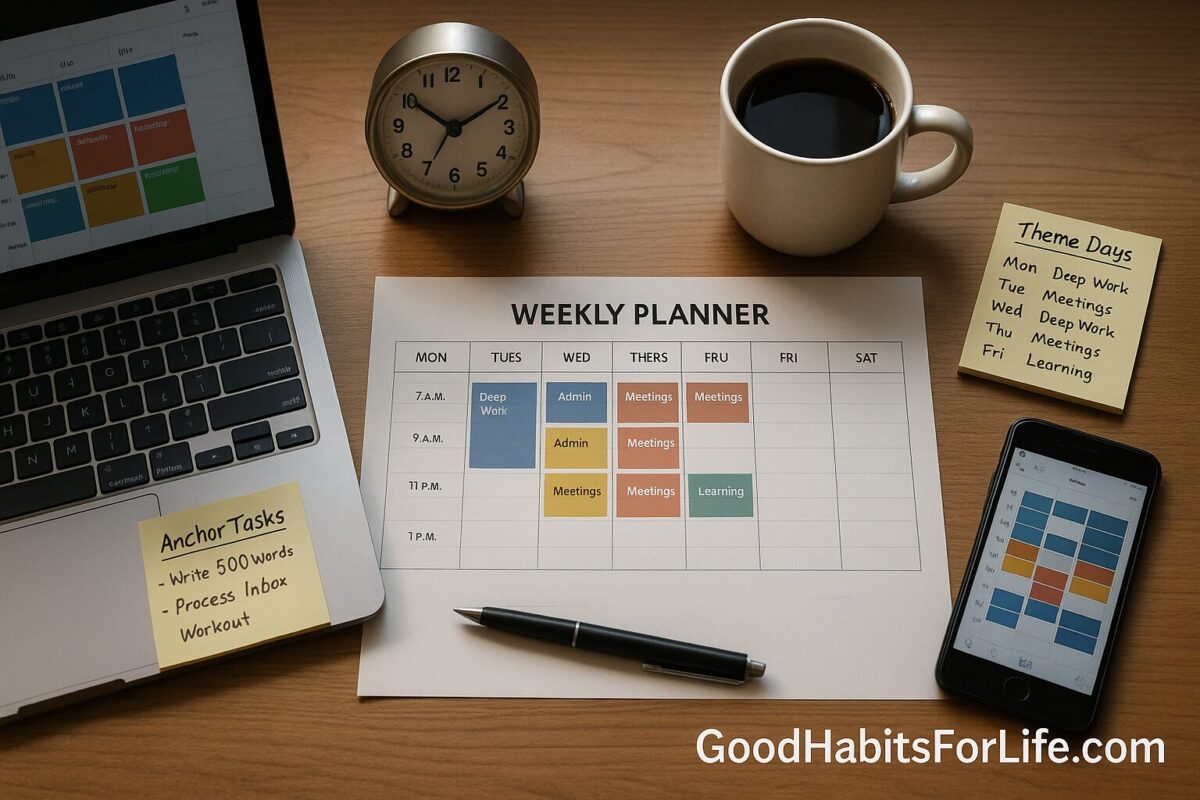 Time Blocking 2025: Theme Days + Anchor Tasks