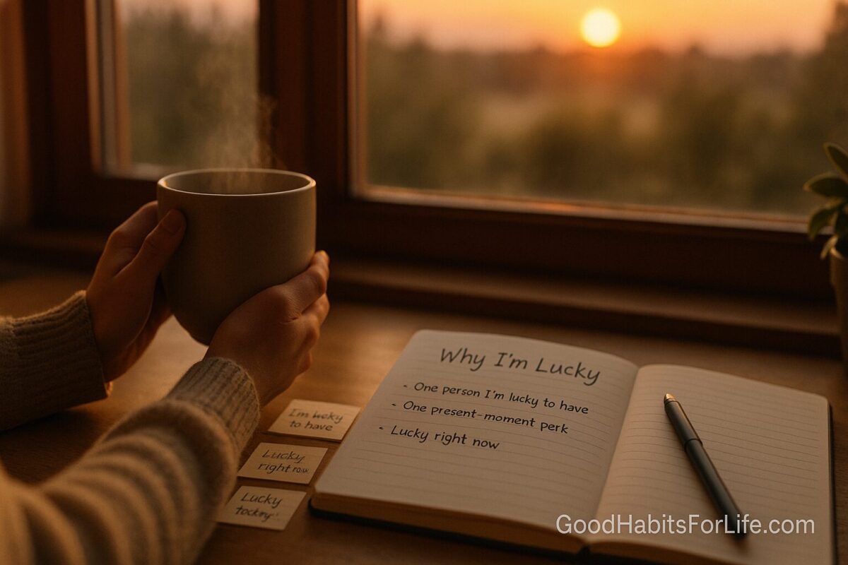 Morning Why Im Lucky: A 2Minute Reset