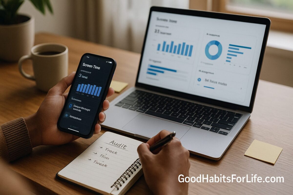 Screen Audit Weekend: Track, Trim, Tweak: AI workflows (2025)