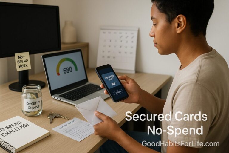 Build Credit from Scratch: Secured Cards & Basics: No-Spend Challenge ...