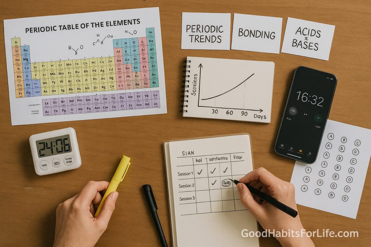 Chemistry Spaced Practice: Tables, Trends, Tests