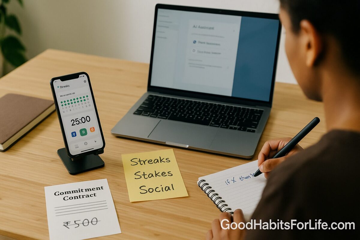 Gamify Your Focus: Streaks, Stakes & Social: AI workflows (2025)