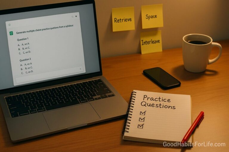 Question Practice Photos Generate Practice Questions (and Check Them) – Good Habits for Life