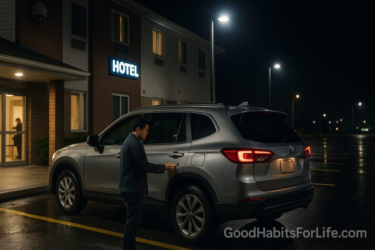 Hotels & Highway Stops: Park, Lock, Check