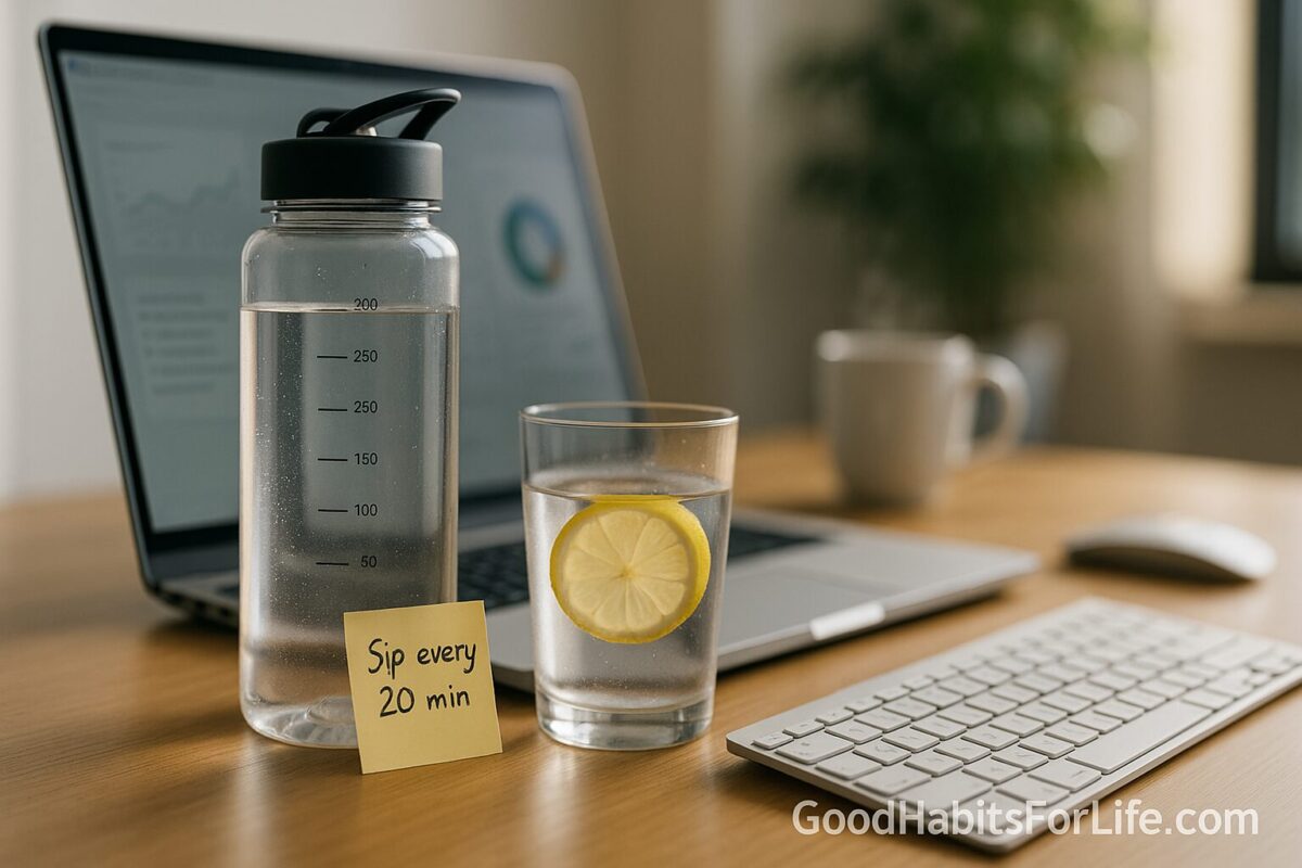 Hydration at the Desk: Sips that Beat Slumps: AI workflows (2025)