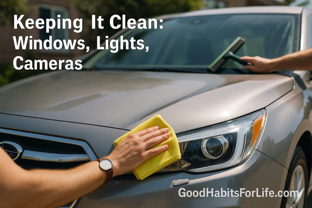 Keeping It Clean: Windows, Lights, Cameras