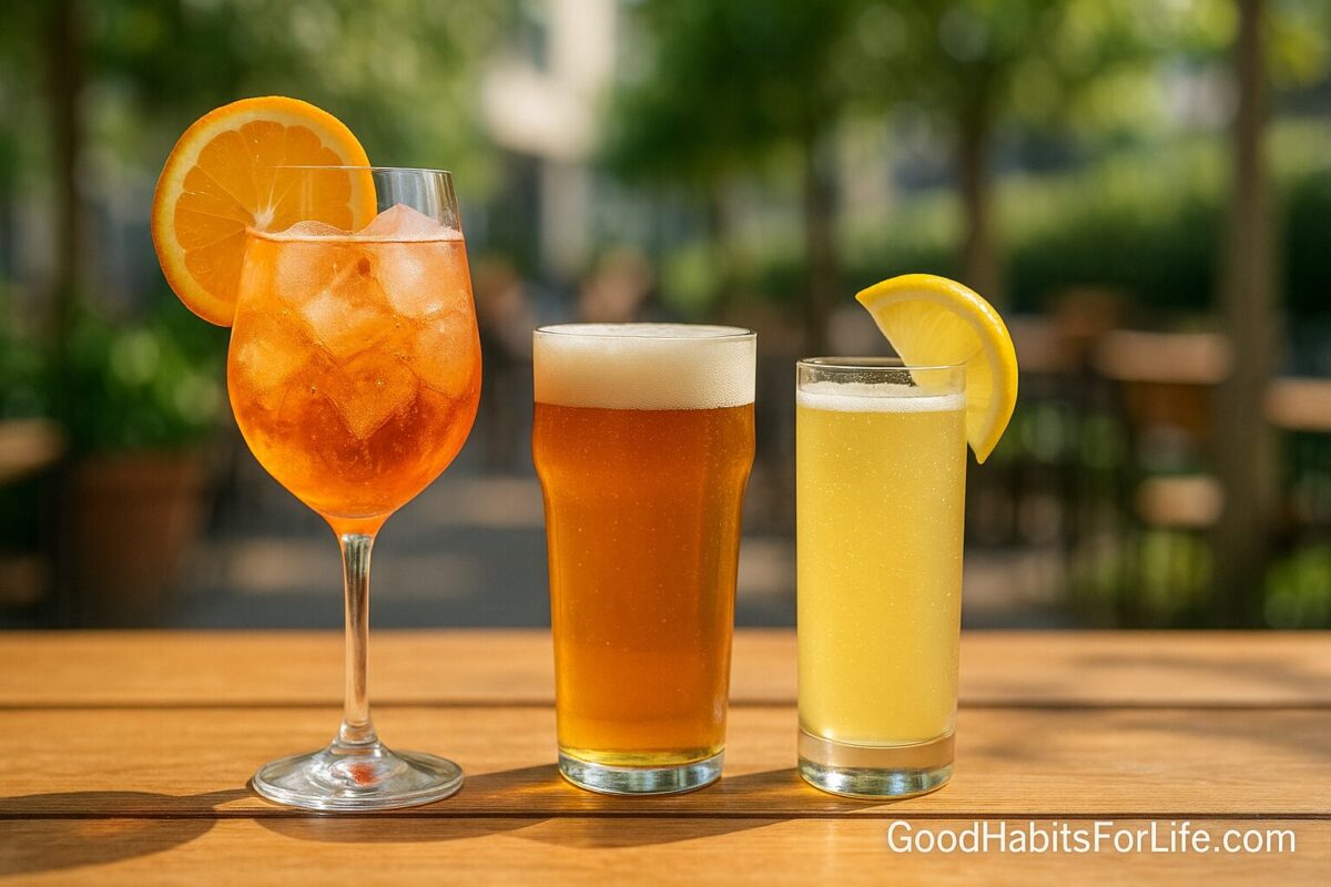 LowABV Choices: Spritzes, Session Ales & Shandies