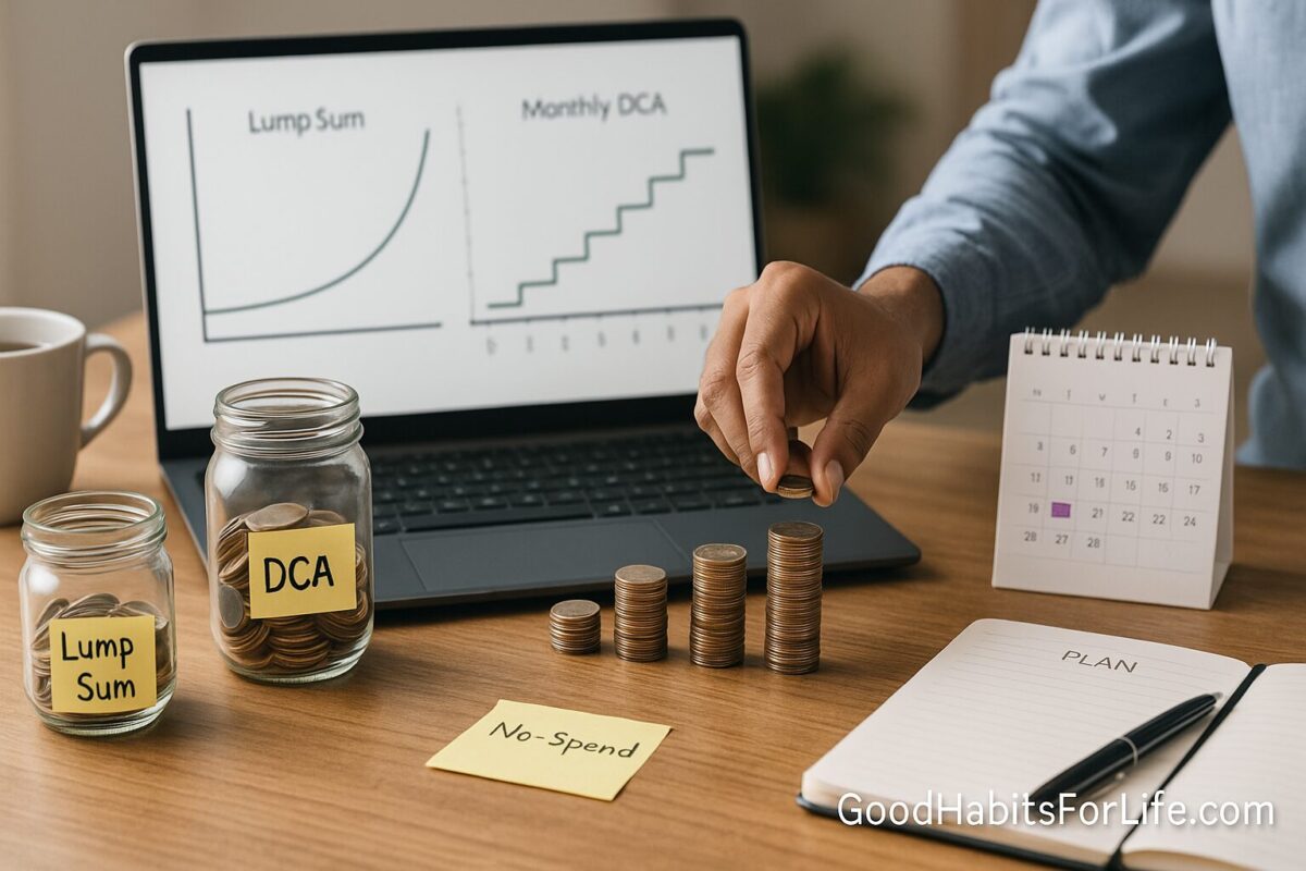Lump Sum vs Monthly: Timing Without Guessing: No-Spend Challenge (2025)