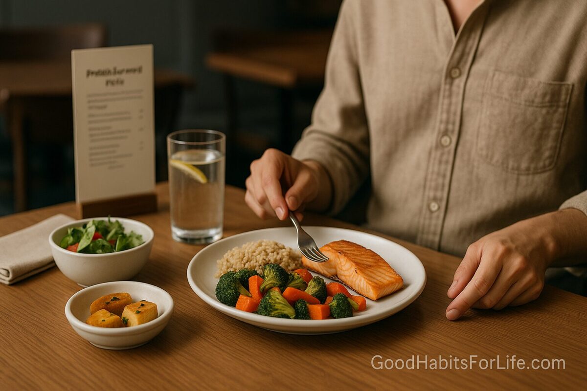 Mindful Dining Out: Taste More, Order Less: Protein-Forward Plan (2025)
