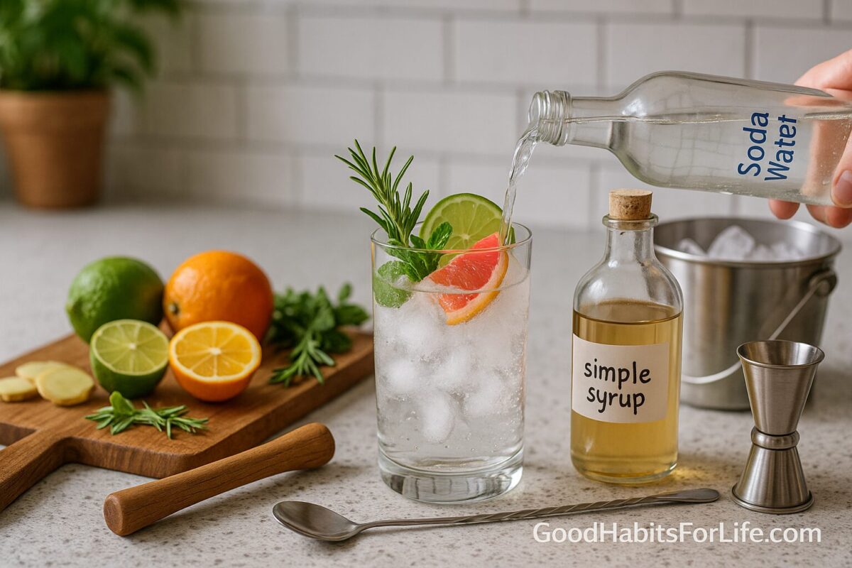 Mocktail Bar at Home: Simple Syrups, Fresh Ideas