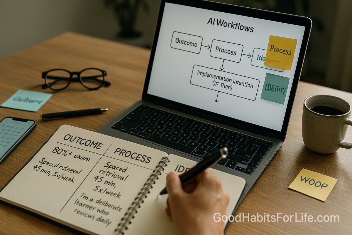 Outcome Process Identity: Goals That Stick: AI workflows (2025)