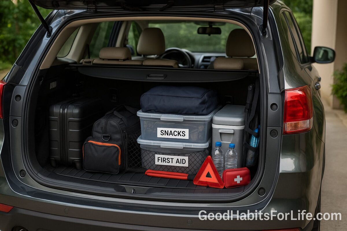 Packing the Car: Safety, Snacks, and Space