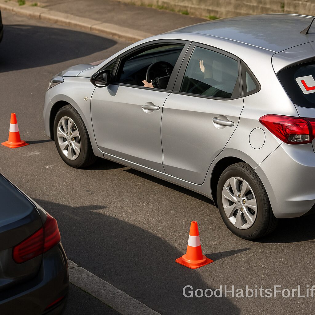 Parallel Parking for New Drivers: A 3Cue Method