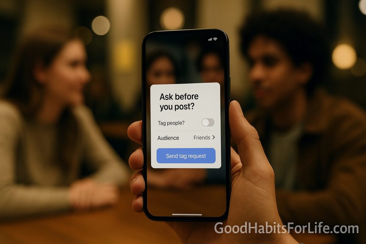 Photo Tagging & Privacy: Ask Before You Post: Dopamine Detox (2025)