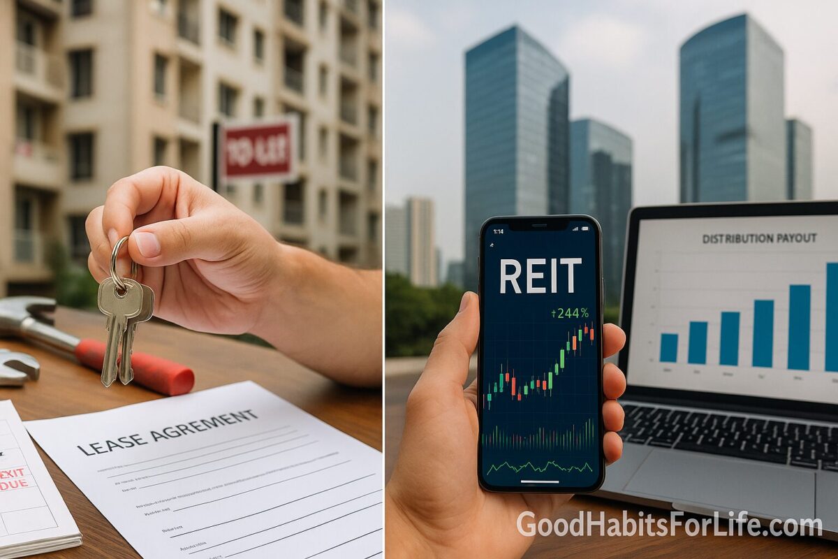 Real Estate vs REITs: Effort, Liquidity, Risk: No-Spend Challenge (2025)