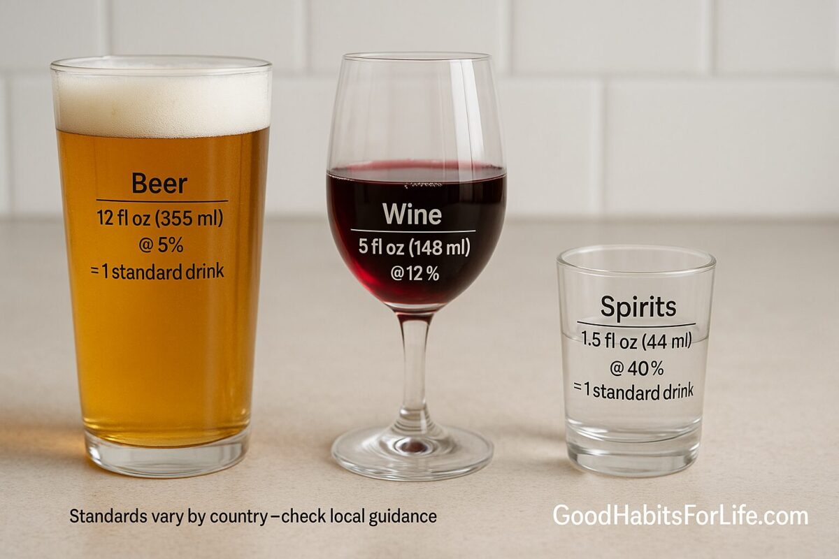 Standard Drink 101: A Visual Guide for Home Pours