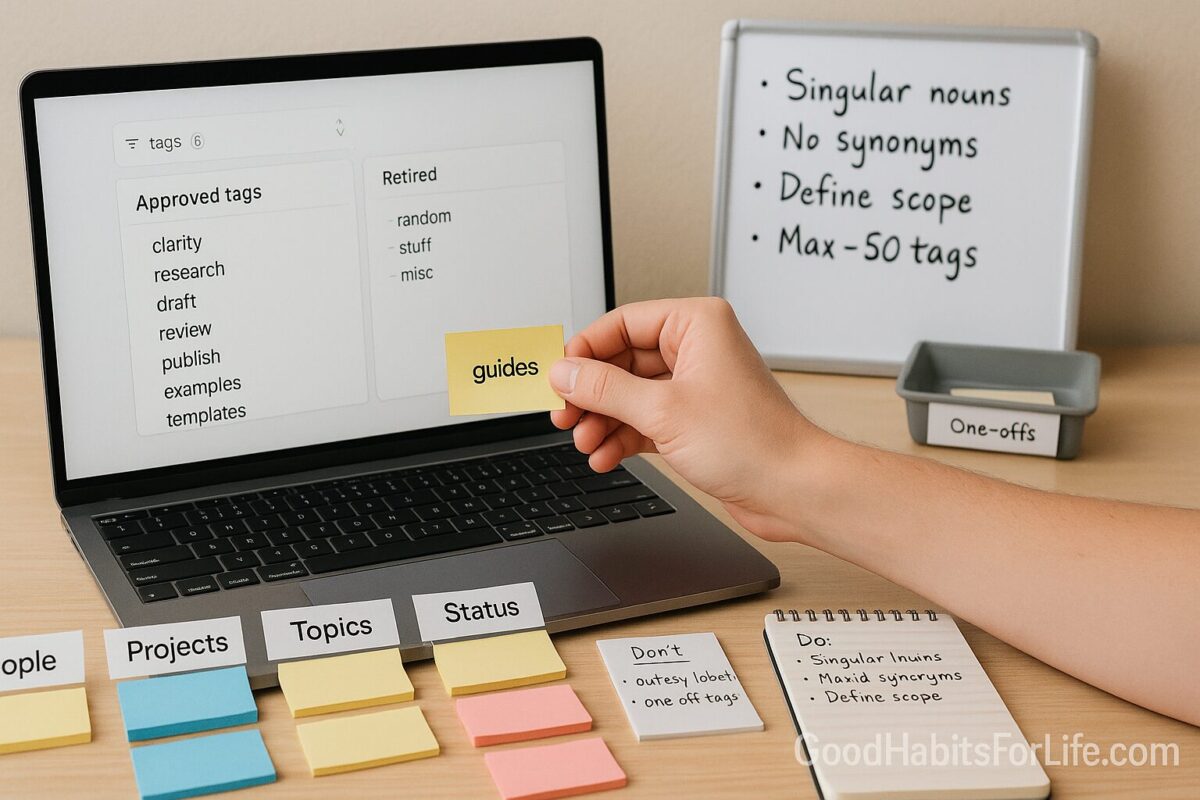 Tag Taxonomies that Dont Turn into Junk