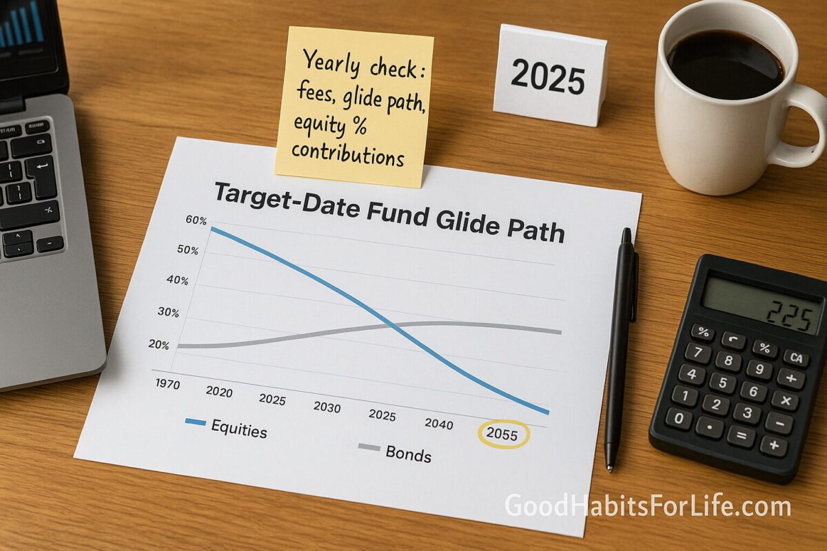 TargetDate & Glide Paths: Set It, Check Yearly: AI workflows (2025)