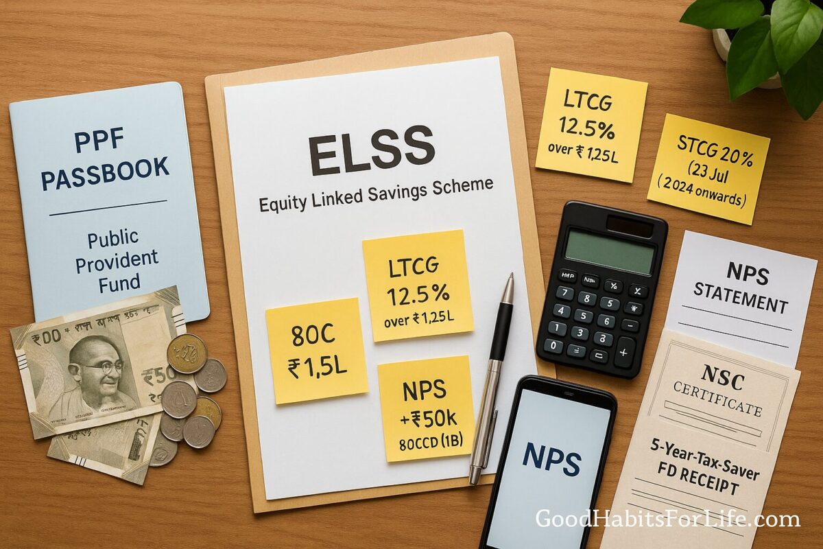 TaxSaving Investments: ELSS, PPF & More (Overview): No-Spend Challenge (2025)