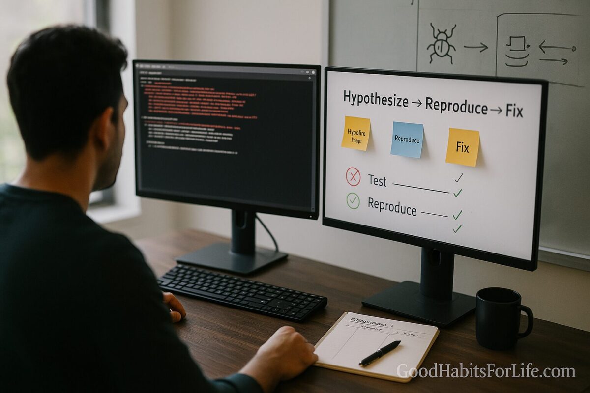 The Debugging Mindset: Hypothesize, Reproduce, Fix