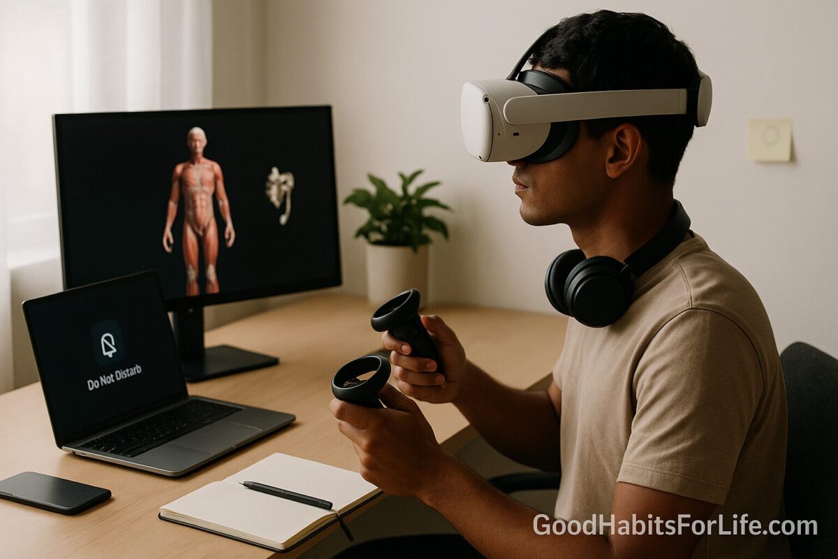 VR/AR for Learning: When Immersion Helps: Dopamine Detox (2025)